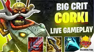 Corki Big Crit Damage! - Wild Rift HellsDevil Plus Gameplay