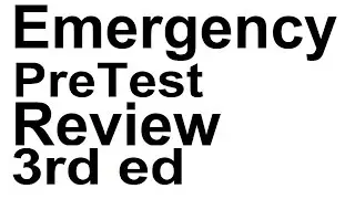 IM07.Emergency Medicine PreTest Self Assessment and Review  3rd ed