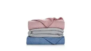 Minnie Driver Herringbone Blanket