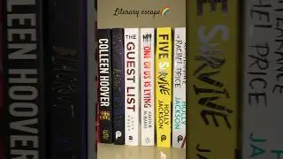 Bookshelf goals📚🩷                              #booktube #bookrecommendations #bookreview #shorts
