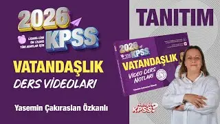 2026 KPSS Vatandaşlık Ders Videoları Tanıtım - Yasemin Özkanlı