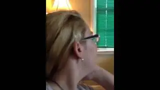 Girl makes funny nose noise