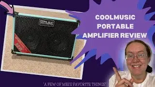 Coolmusic BP40D Powered Acoustic Guitar Amplifier- Portable Bluetooth Speaker 80W W/Battery