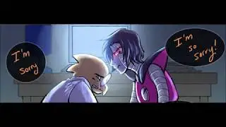 Mettaton découvre les amalgamates[Undertale french comic dub]