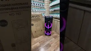 MIVO MD 103 мощность 200Ватт АКБ 14 000 mAh корпус МДФ 2 микрофона караоке 👍Для заказа www.mu-zon.ru