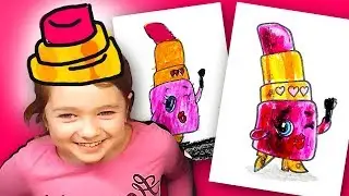 How To Draw Lippy Lips Shopkins