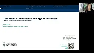 Webinar on Social Media as a Research Tool - Democratic Discourse in the Age of Platforms