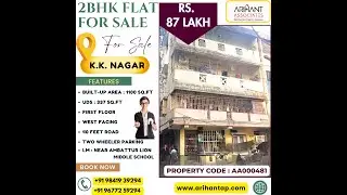 2 BHK FLAT FOR SALE AT K.K.NAGAR FOR RS.87 LAKH