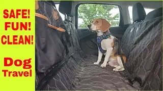 A SAFE and CLEAN Way to TRAVEL with A Dog -- Review of OKMEE Car Seat Cover