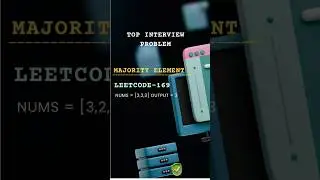 14/100 : Leetcode-169 | Majority Element  #shorts #shortsfeed #shortsvideo #leetcode #coding