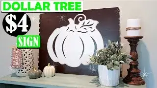 Dollar Tree Fall Wall Art Sign - Fall Room Decor