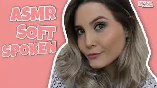 ASMR MAKE COMPLETA | SOFT SPOKEN *barulhinhos de chuva* até você pegar no SONO - Maafeebarbosa