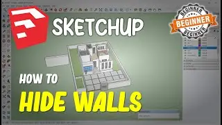 Sketchup How To Hide Walls
