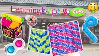 FIDGET SHOPPING NO BUDGET AT LEARNING EXPRESS AND MORE! *so many pop its* 🤑😍