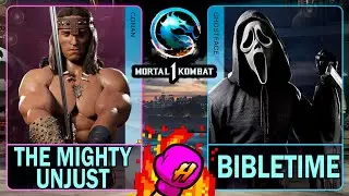 MK1 The Mighty Unjust (CONAN) VS Bibletime (GHOSTFACE)🥊Mortal Kombat 1🥊スト6🥊4K 60ᶠᵖˢ