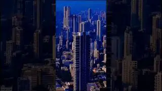 Mumbai City Skyline | Mumbai City Drone View | Mumbai City Status #mumbai #skyline #shorts #cityview
