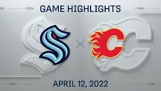NHL Highlights | Kraken vs. Flames - Apr. 12, 2022
