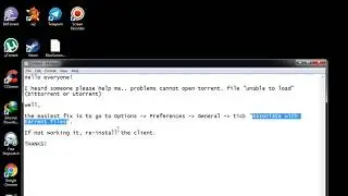 unable to load from Bittorrent or Utorrent. so easy fix