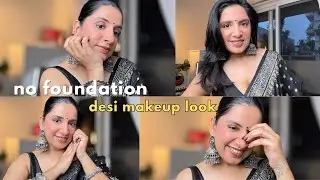 Concealer + Skin Tint = Flawless Festive Base! | Easy Indian Self Makeup Tutorial ✨