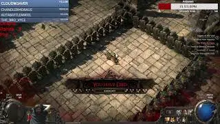PoE2 HCSSF RACE against PANDA to MAPS.
