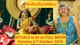 RITUALS to do on FULL MOON  6/7 October; 2025 | POWERFUL TO MANIFEST AND RELEASE OLD ENERGIES