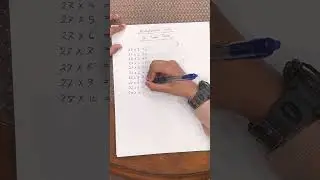 An Easier Trick of Learning 27 Times Table #mathematics #multiplicationtrick #education #maths
