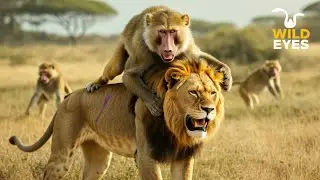 Wild Kenya | The Battle for Survival Between Baboons and Lions
