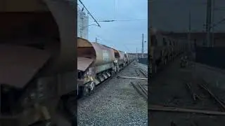 DRS, DB & Freightliner Class 66 triple header through WBQ #class66 #trains #shorts #ukrailways