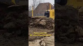 D-10 bulldozer in action #trucks #bulldozer#excavator#subscribe