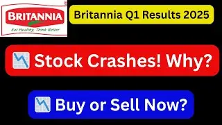 Britannia Q1 Results 2025 🔥 | Why Is the Stock Falling? 📉 | Detailed Analysis & Price Target