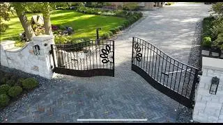Driveway Gate Rebuild Polish Parzenica design W/ Ronders Wood&Metal Works