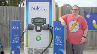 Quick look at first BP Pulse electric car fast charger in Australia