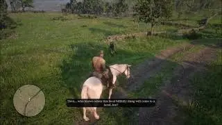 Red Dead Redemption 2 Funny Clip - Micah Gets Knocked Off Horse Then Trampled 20 Feet LOL