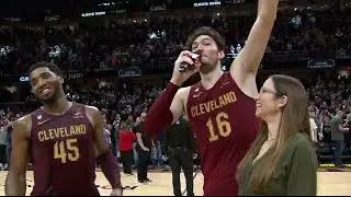 Donovan Mitchell gets MVP chants led by Cedi Osman