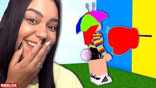 TENTE N&Atilde;O SER SOCADA no ROBLOX!