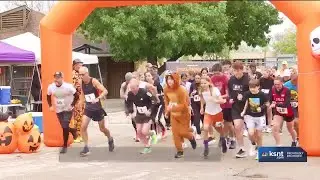13th annual pumpkin 5k race and trunk or treat held in Topeka