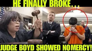 Violent Felon BREAKS DOWN as Judge Boyd Delivers Harsh Sentence!