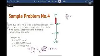 Compression Members examples Part 2
