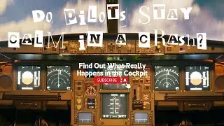 Do Pilots Panic During a Plane Crash? Exploring Cockpit Reactions! #Aviation #PilotLife #AirSafety