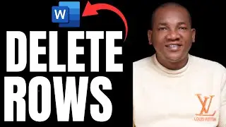 Как удалить строку в таблице MS Word | Учебное пособие по Microsoft Word