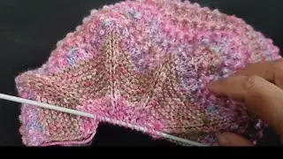 Knitting ladies scarf design ll ladies and girls noori cap design ll noori topi ll