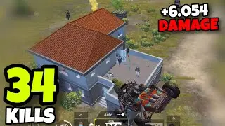 NEW WORLD RECORD 6054 DAMAGE!!! | 34 KILLS SOLO VS SQUADS | PUBG MOBILE