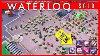 WATERLOO solo - GREAT WALK 😎 LIVE gameplay - operation MASSIVE ATTACK // BOOM BEACH attack strategy