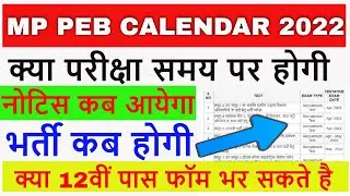 Mp peb group-4, data entry operation, assistance grade-3 and other vacancy 2022 calendar