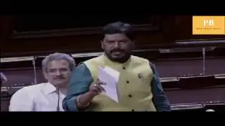 Comedy speech by Ramdas Athawale   comic poem on narendra modi, congress and shivsena