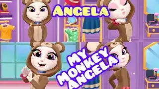 Monkey makeover by talking Angela