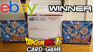 SO&hellip;I WON DRAGON BALL SUPER CARD GAME BOOSTER BOXES ON EBAY AUCTIONS!