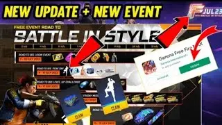 New Event, Update FreeFire || 😍 FreeFire New Event || 23 July Battle In Style Event || #viral #yt