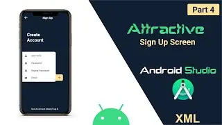 Attractive Sign Up Screen Design Android Studio | part 4 | Constraint Layout
