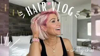 At home hair dye (PINK!) with me 💞 Target vlog + up close and personal story time 😘🔥